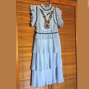 May Starshine Ruffled Dress - Small (6)